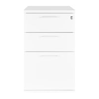 OPTIMA Stand container | 600 mm deep, white