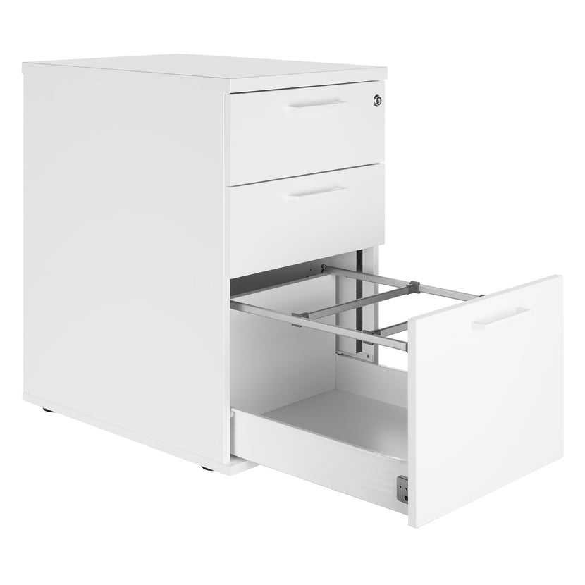 OPTIMA Conteneur de support | 600 mm de profondeur, blanc