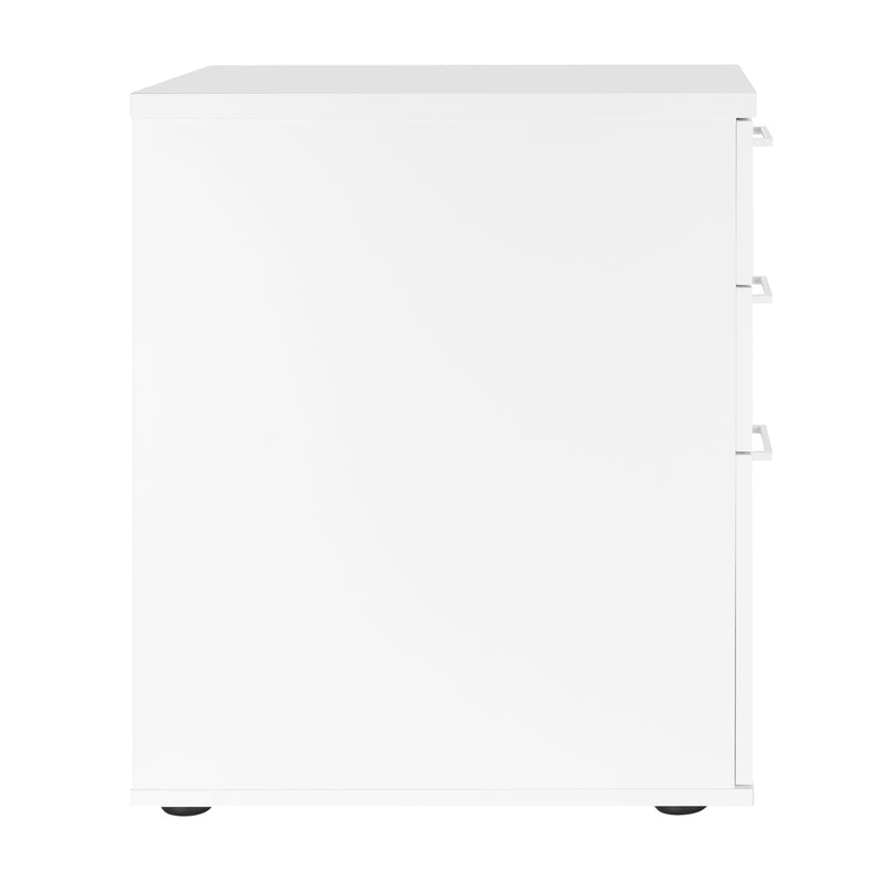OPTIMA Standcontainer | 600 mm tief, Weiß - 5 Main Image