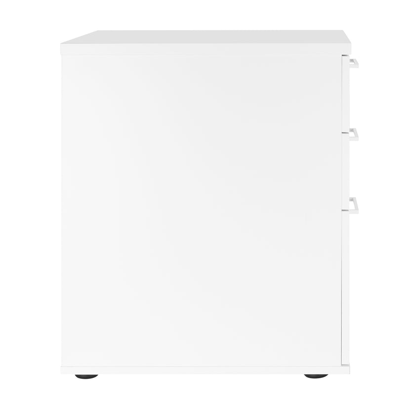 OPTIMA Conteneur de support | 600 mm de profondeur, blanc