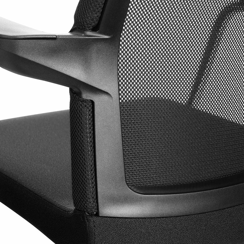 WIND conference chair | mesh back, stackable, polyester cover BERTA