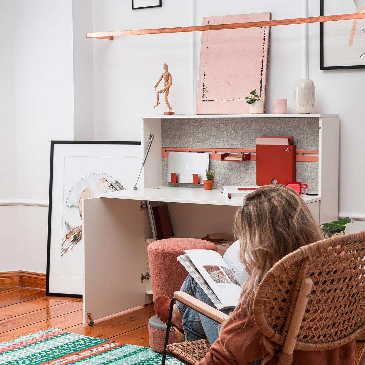 Scrivania ribaltabile StartUs-S | 1000-1200 mm - 6 Lightbox Main Image