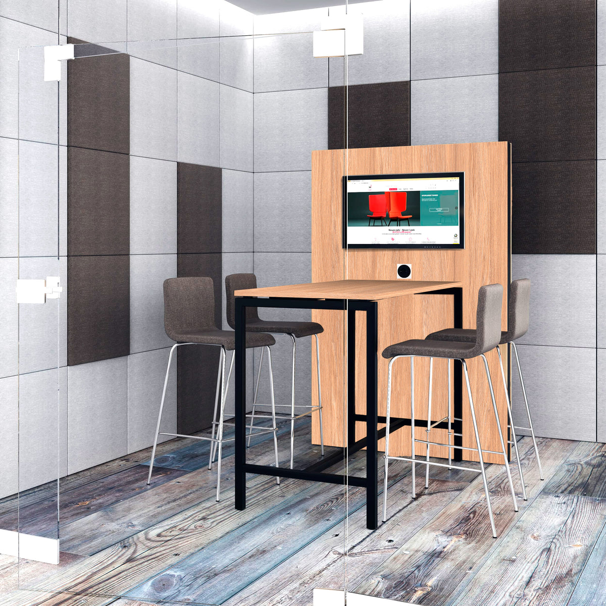 NOVA Hochtisch | 1800 x 700 mm (4 - 6 Personen), Bernsteineiche - 1 Lightbox Main Image