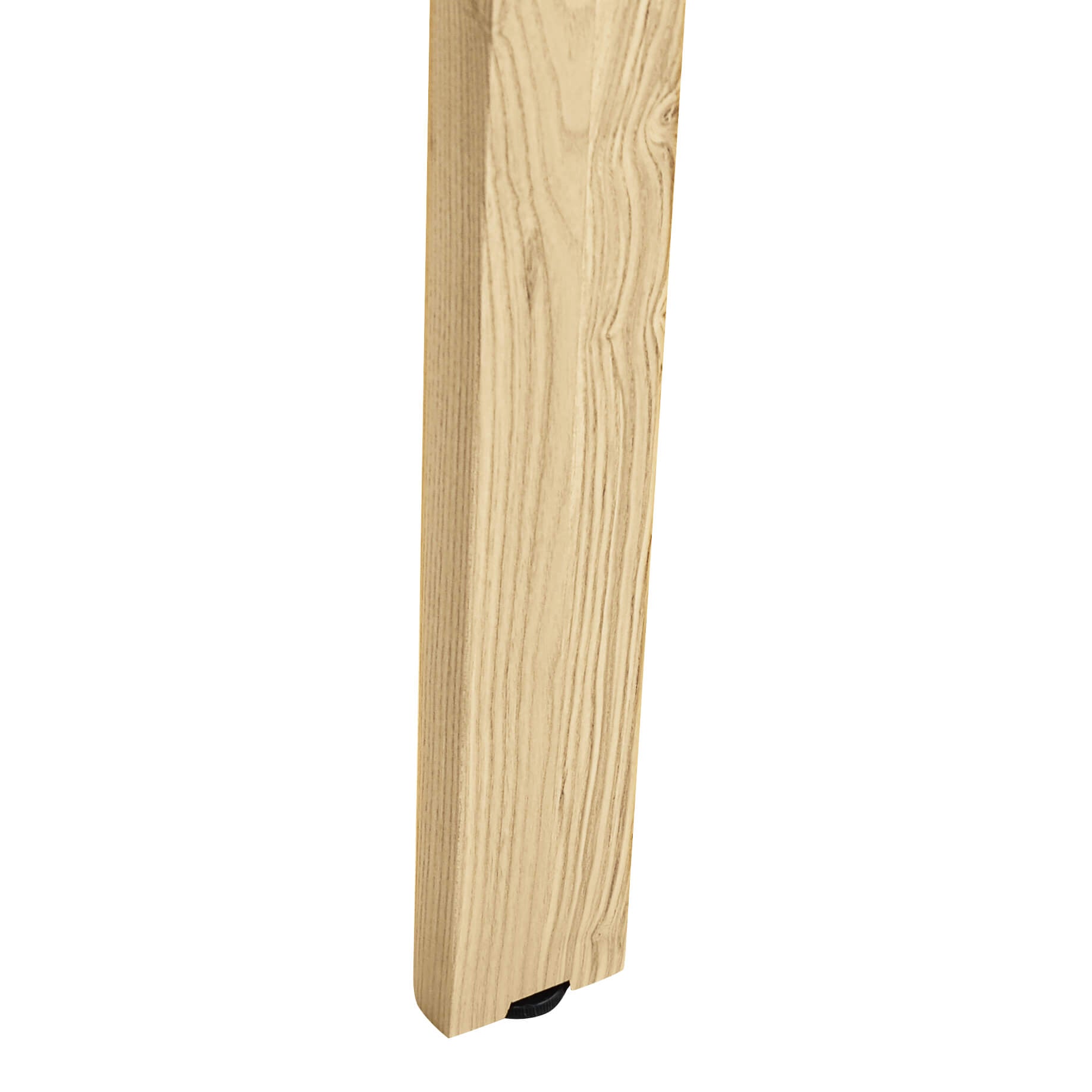 NOVA WOOD Hochtisch | Massivholz-Gestell, 1600 x 700 mm, Weiß
