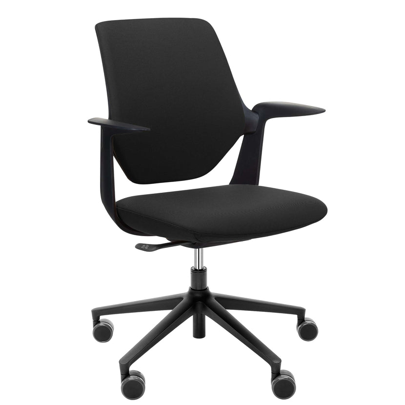 profim - TRILLO PRO office swivel chair | Padded backrest, synchronous mechanism, selectable upholstery, black