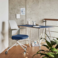 profim - Chaise pivotante TRILLO PRO | Structure en aluminium poli, mécanisme synchrone, gris clair