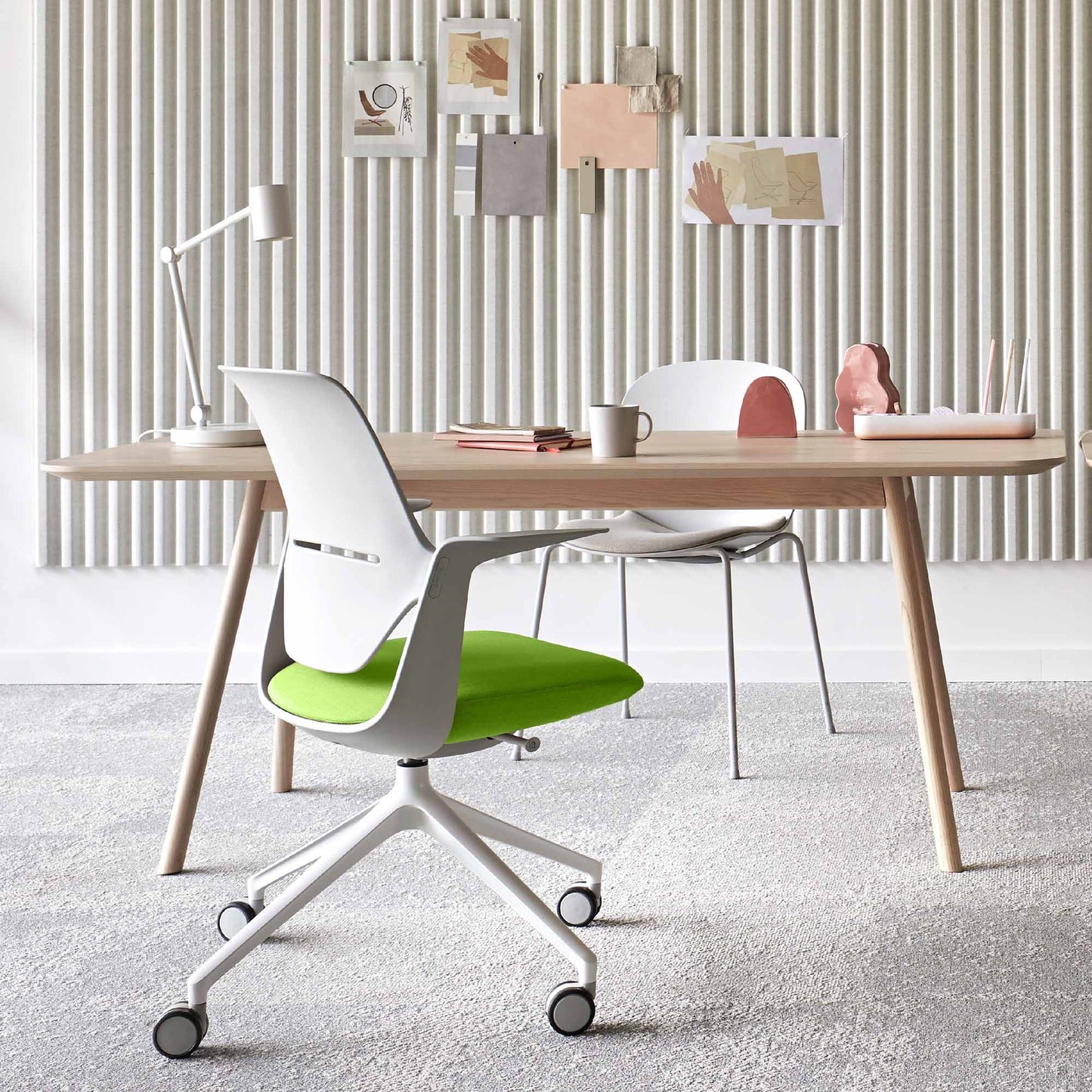 profim - Chaise pivotante TRILLO PRO | Mécanisme synchrone, gris clair