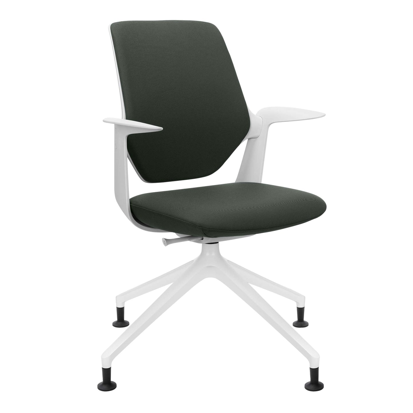 profim - Chaise pivotante TRILLO PRO | Dossier rembourré, mécanisme synchrone, gris clair