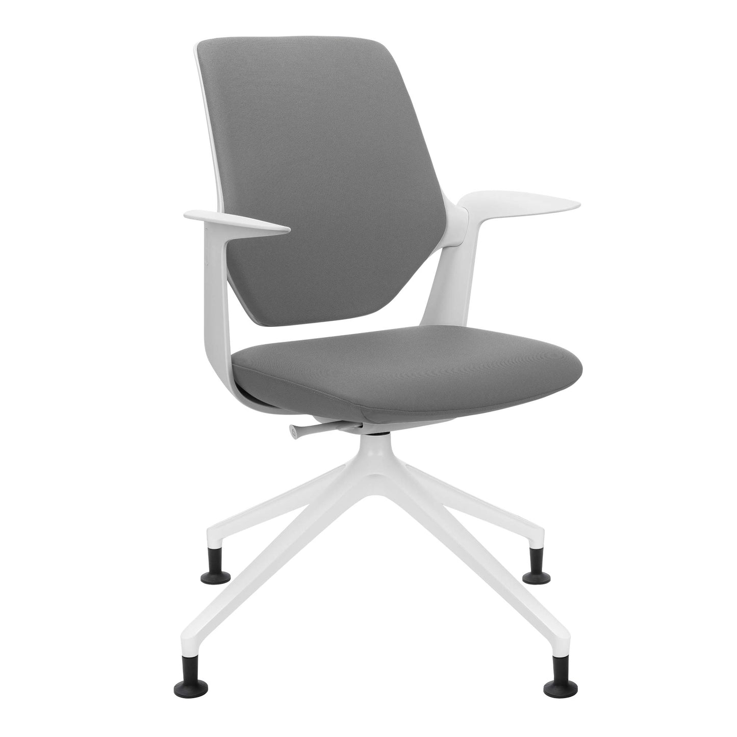 profim - Chaise pivotante TRILLO PRO | Dossier rembourré, mécanisme synchrone, gris clair