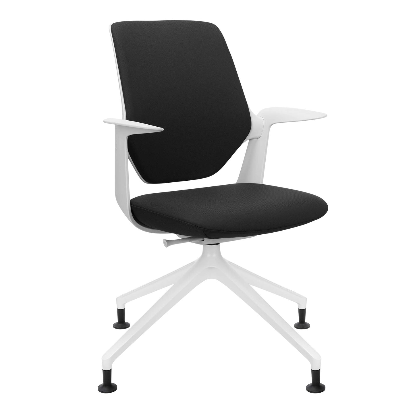 profim - Chaise pivotante TRILLO PRO | Dossier rembourré, mécanisme synchrone, gris clair