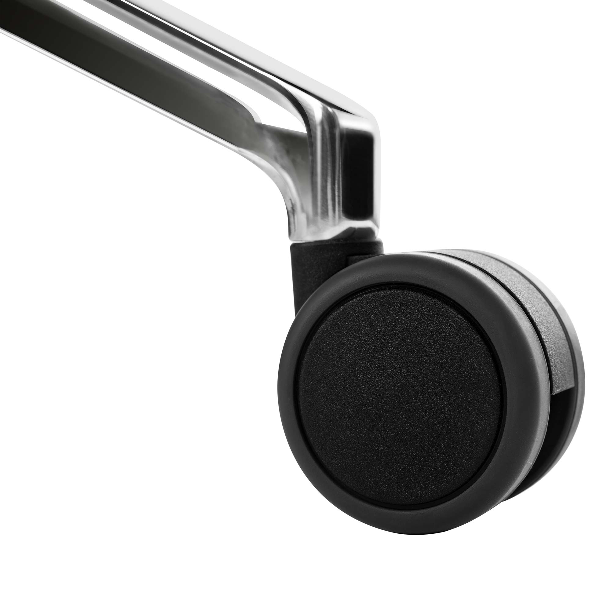profim - TRILLO PRO swivel chair | Polished aluminum frame, synchronous mechanism, black
