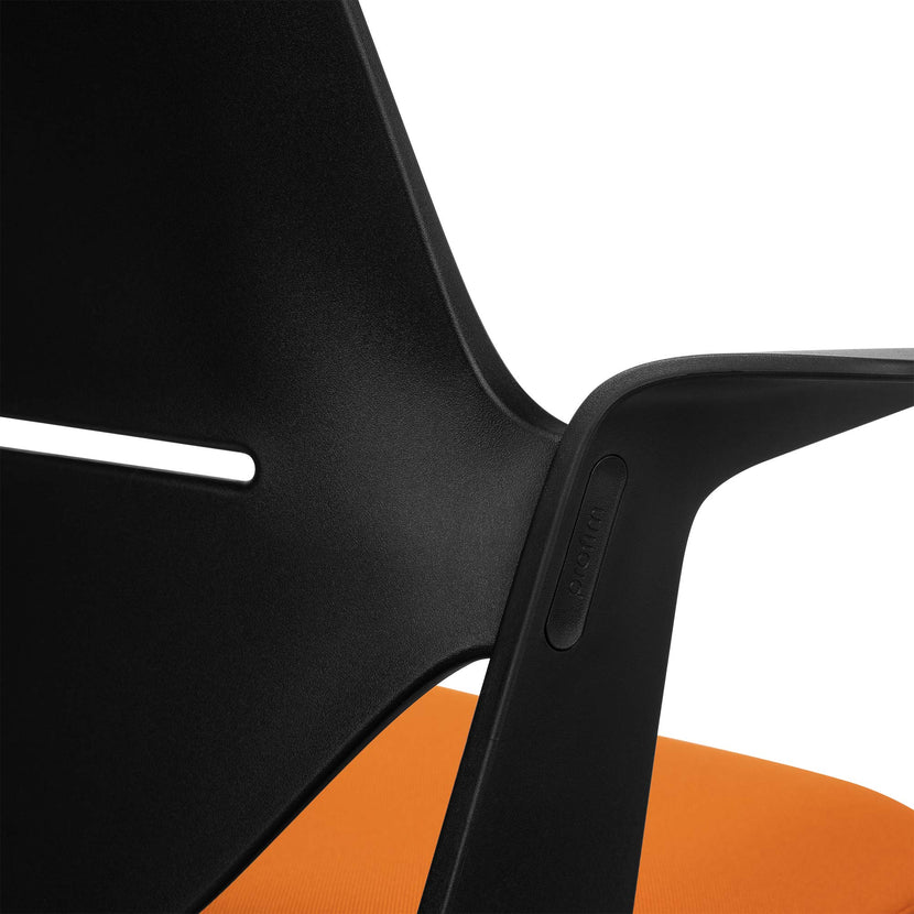 profim - TRILLO PRO swivel chair | Polished aluminum frame, synchronous mechanism, black