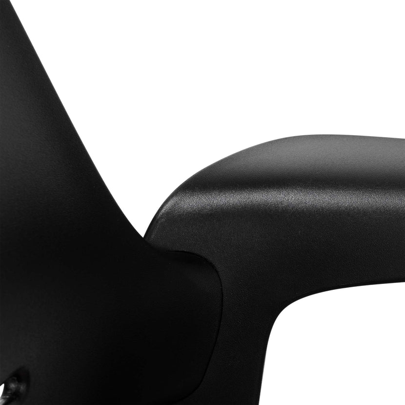 profim - TRILLO PRO swivel chair | Polished aluminum frame, synchronous mechanism, black