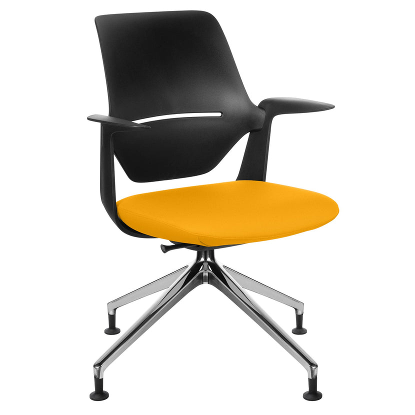 profim - TRILLO PRO Chaise dogging | Cadre poli en aluminium, mécanique synchrone, noir
