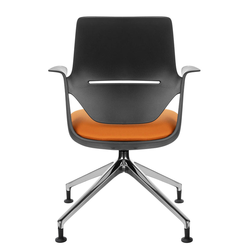 profim - TRILLO PRO Chaise dogging | Cadre poli en aluminium, mécanique synchrone, noir