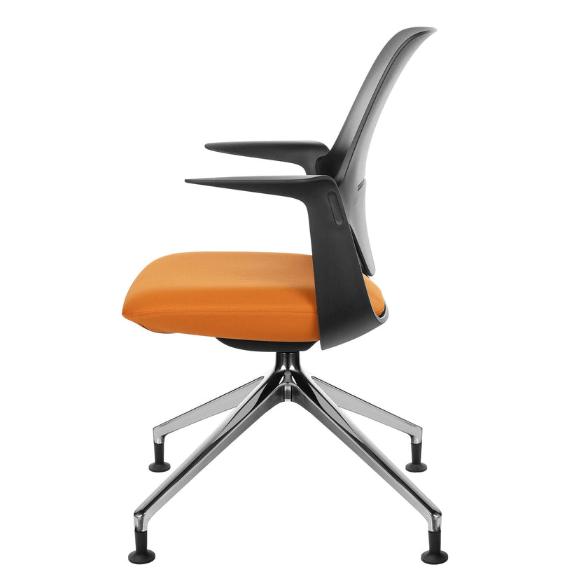 profim - TRILLO PRO Chaise dogging | Cadre poli en aluminium, mécanique synchrone, noir