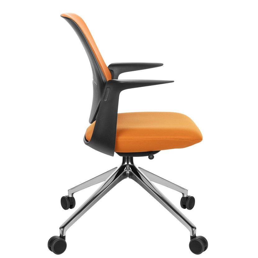 profim - TRILLO PRO Dogging Chair | Frame levigato in alluminio, schienale imbottito, meccanica sincrona, nero