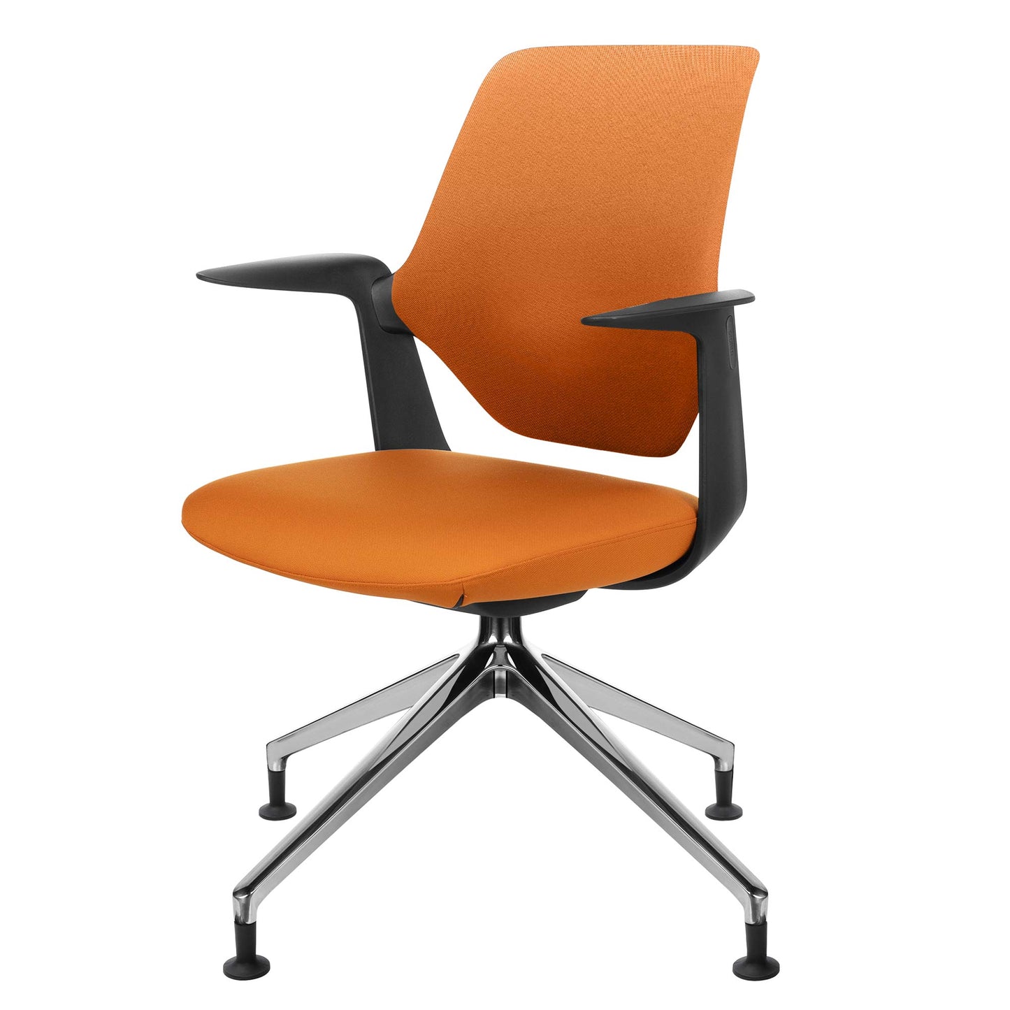 profim - TRILLO PRO Chaise dogging | Cadre poli en aluminium, dossier rembourré, mécanique synchrone, noir
