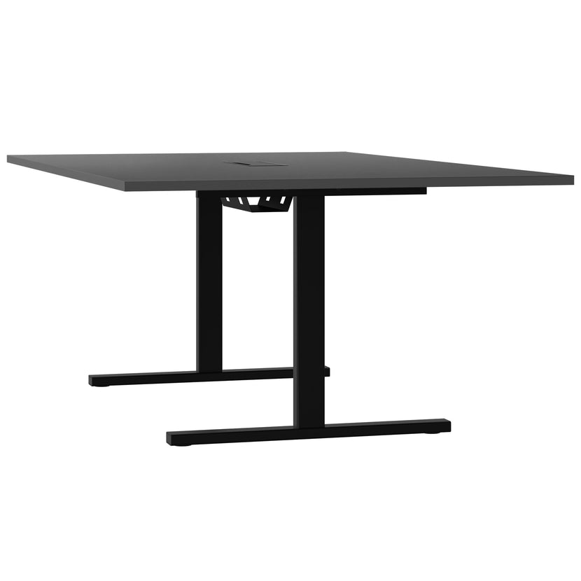 T-EASY Tableau de conférence | 2000 x 1200 mm (8 - 10 personnes), électrifiée, anthracite