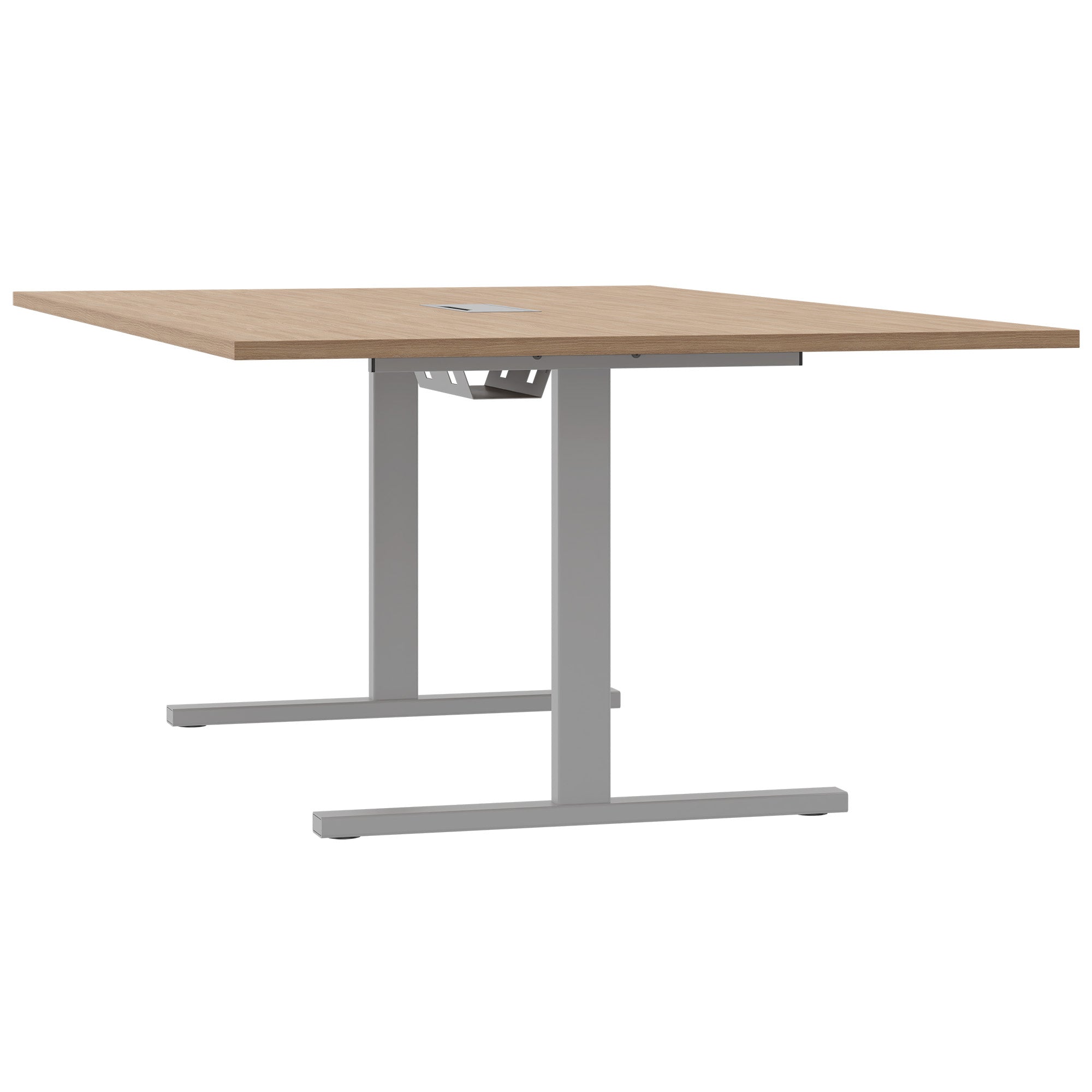 T-EASY Tableau de conférence | 2000 x 1200 mm (8 - 10 personnes), électrifié, chêne ambre