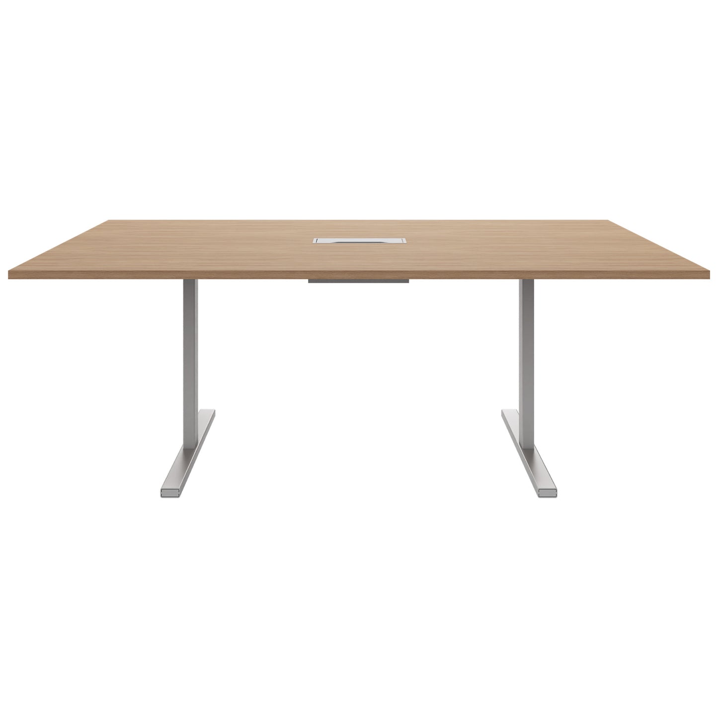 T-EASY conference table | 2000 x 1200 mm (8 - 10 people), electrified, amber oak