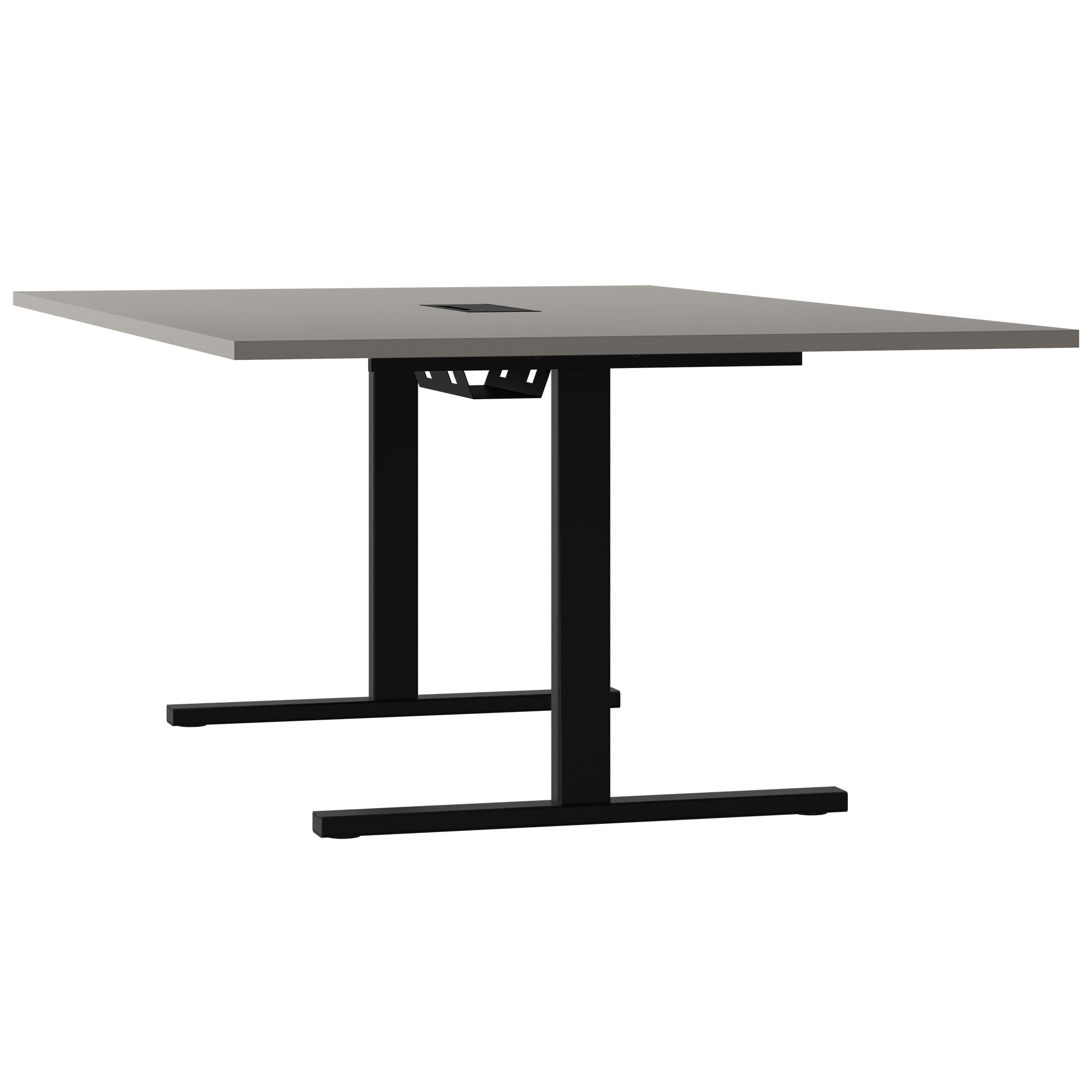 T-EASY Tableau de conférence | 2000 x 1200 mm (8 - 10 personnes), électrifié, gris cubanite