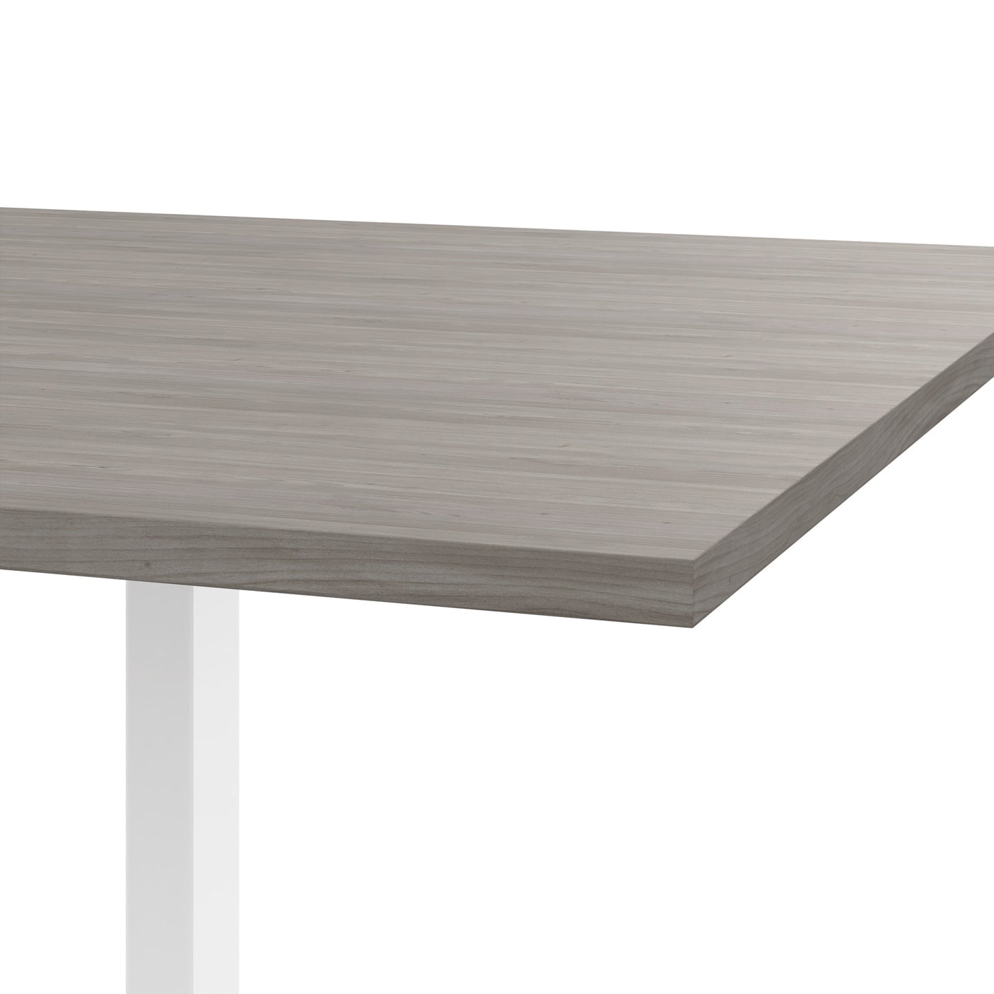 Table de conférence T-EASY | 2000 x 1200 mm (8 - 10 personnes), électrifié, chêne du nord gris