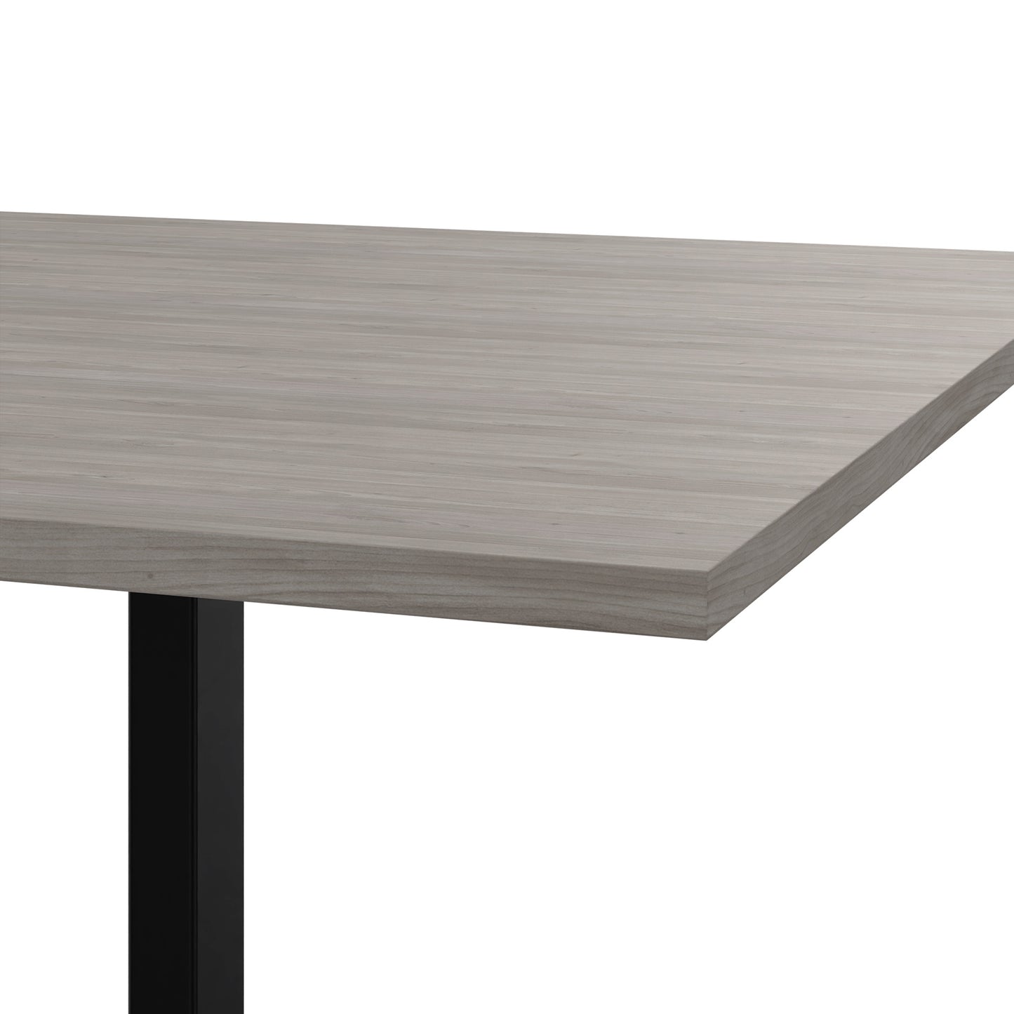 Table de conférence T-EASY | 2000 x 1200 mm (8 - 10 personnes), électrifié, chêne du nord gris