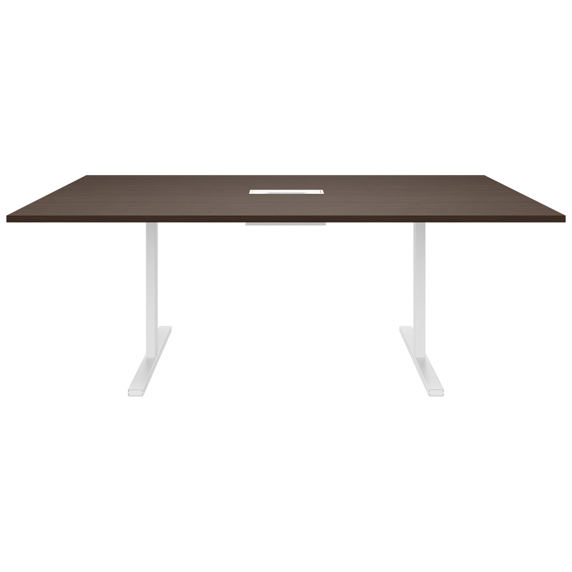 T-EASY Tableau de conférence | 2000 x 1200 mm (8 - 10 personnes), électrifié, noix