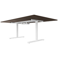 T-EASY conference table | 2000 x 1200 mm (8 - 10 people), electrified, walnut