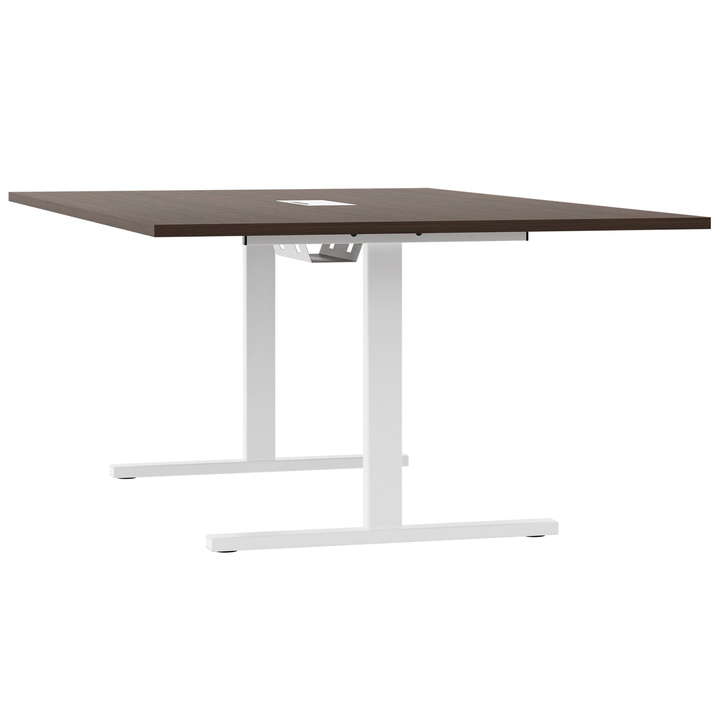 T-EASY conference table | 2000 x 1200 mm (8 - 10 people), electrified, walnut