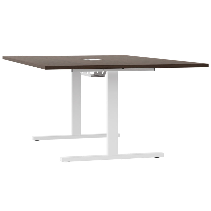 T-EASY Tableau de conférence | 2000 x 1200 mm (8 - 10 personnes), électrifié, noix