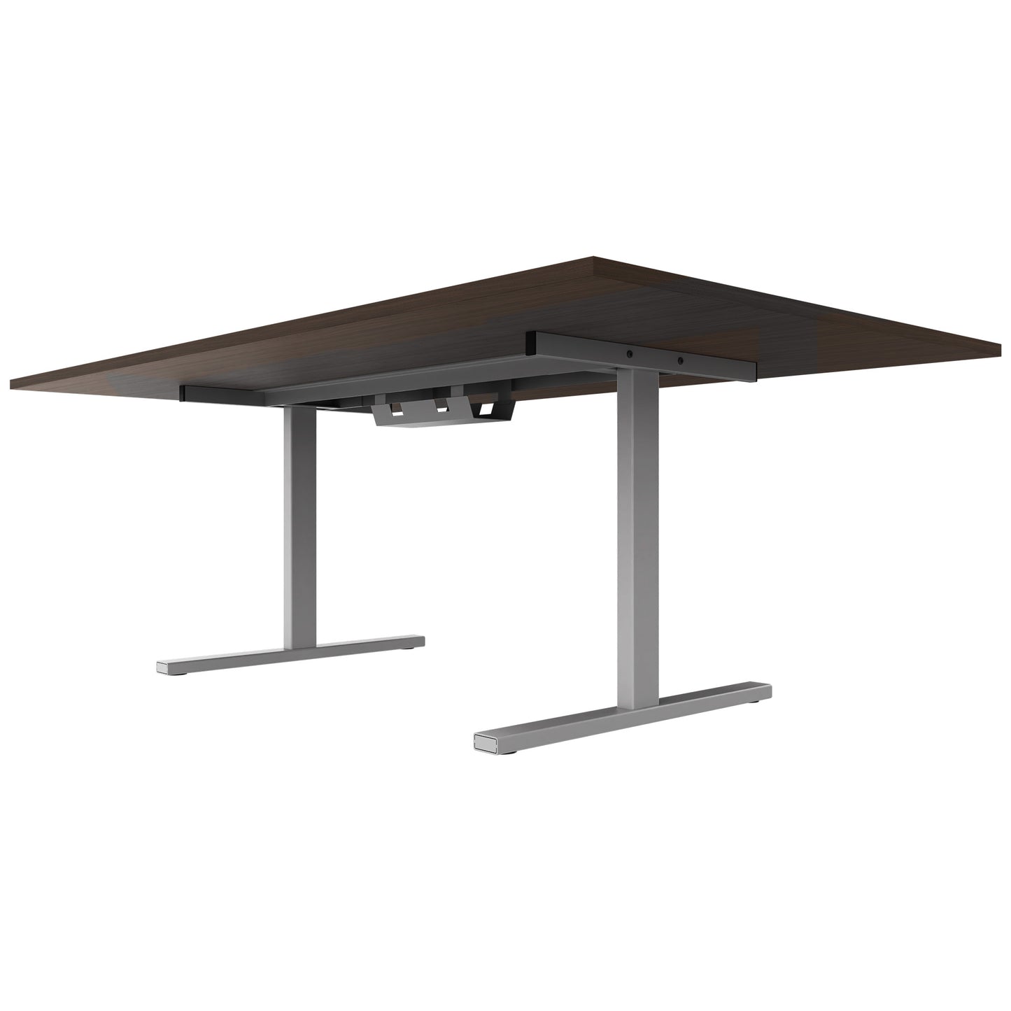 T-EASY conference table | 2000 x 1200 mm (8 - 10 people), electrified, walnut