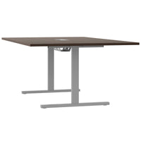 T-EASY conference table | 2000 x 1200 mm (8 - 10 people), electrified, walnut