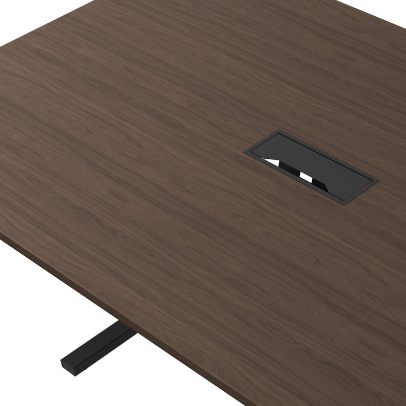 T-EASY Konferenztisch | 2000 x 1200 mm (8 - 10 Personen), elektrifiziert, Nussbaum - 8 Main Image