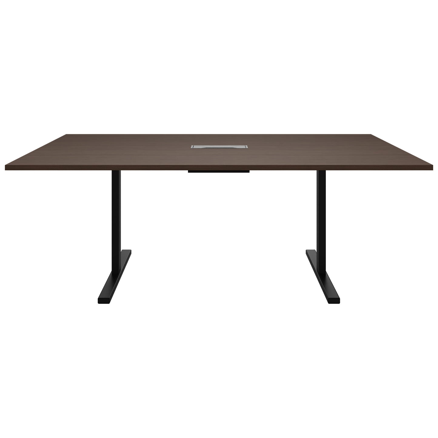 T-EASY Tableau de conférence | 2000 x 1200 mm (8 - 10 personnes), électrifié, noix