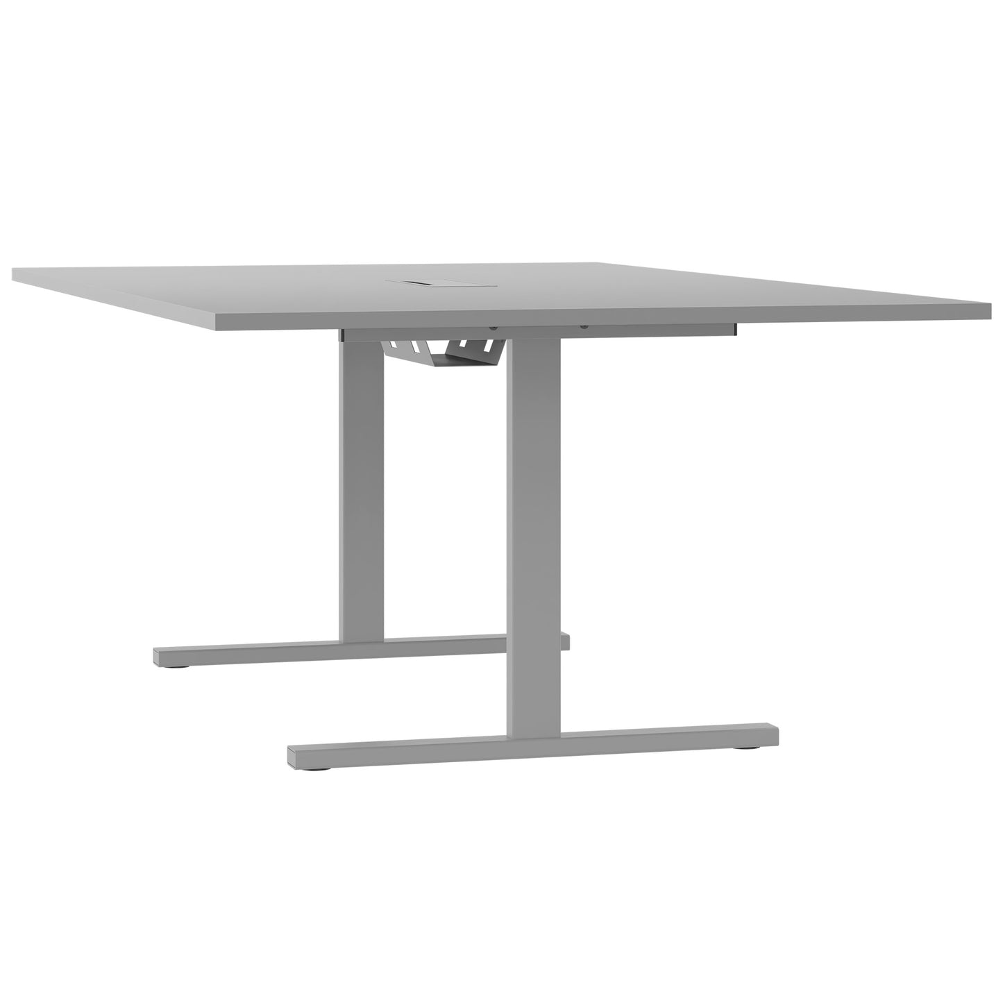 T-EASY Tableau de conférence | 2000 x 1200 mm (8 - 10 personnes), électrifié, gris perlé