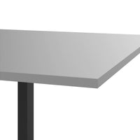 T-EASY conference table | 2000 x 1200 mm (8 - 10 people), electrified, pearl grey