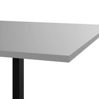 T-EASY conference table | 2000 x 1200 mm (8 - 10 people), electrified, pearl grey