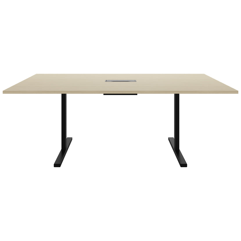 T-EASY Tableau de conférence | 2000 x 1200 mm (8 à 10 personnes), électrifiée, cendres de sable
