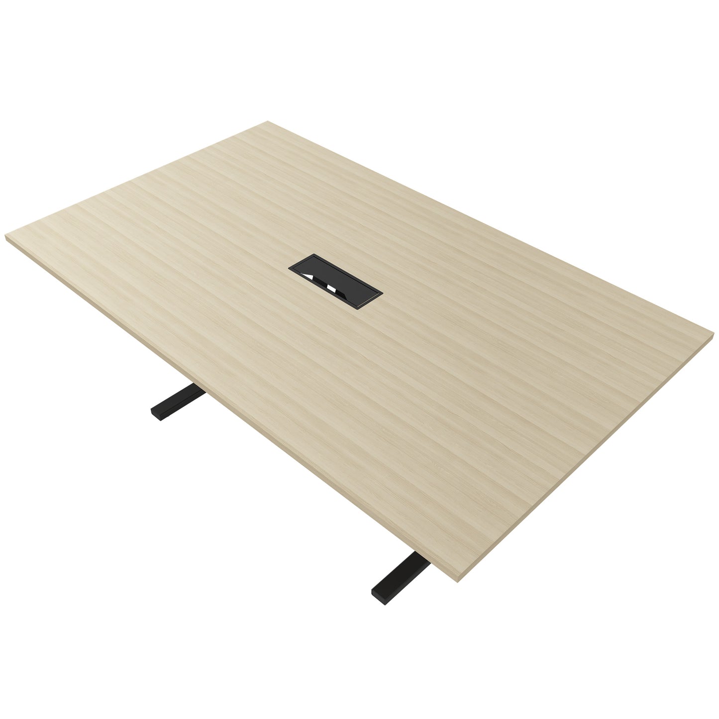 T-EASY Tableau de conférence | 2000 x 1200 mm (8 à 10 personnes), électrifiée, cendres de sable