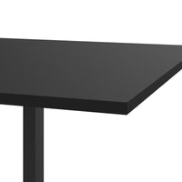 T-EASY conference table | 2000 x 1200 mm (8 - 10 people), electrified, black