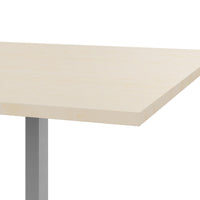 Table de conférence T-EASY | 2400 x 1200 mm (10 - 12 personnes), électrifié, érable