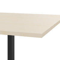 Table de conférence T-EASY | 2400 x 1200 mm (10 - 12 personnes), électrifié, érable