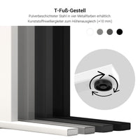T-EASY Tableau de conférence | 2400 x 1200 mm (10 - 12 personnes), électrifié, chêne ambre