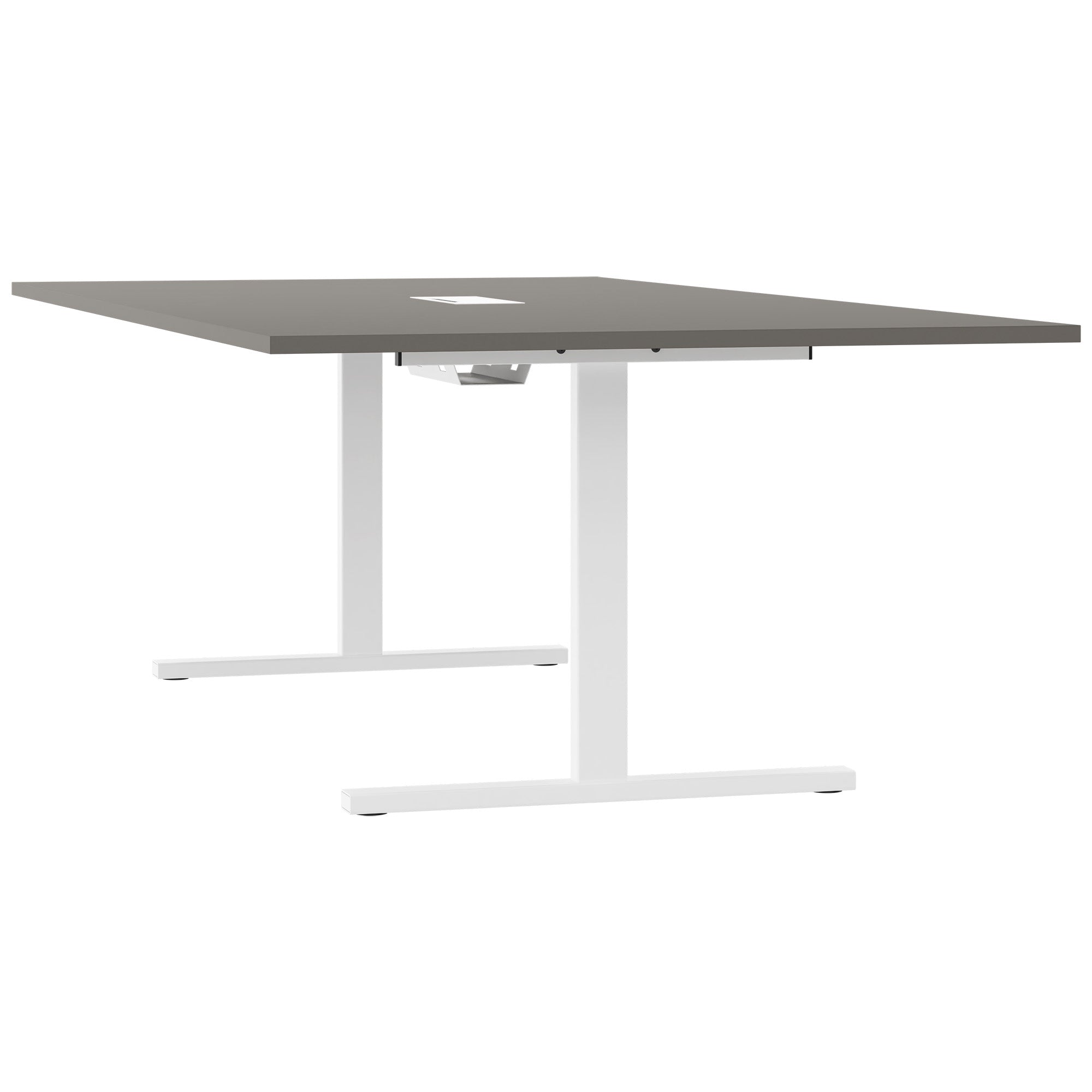 T-EASY Tabella della conferenza | 2400 x 1200 mm (10-12 persone), grigio elettrificato, cubanite