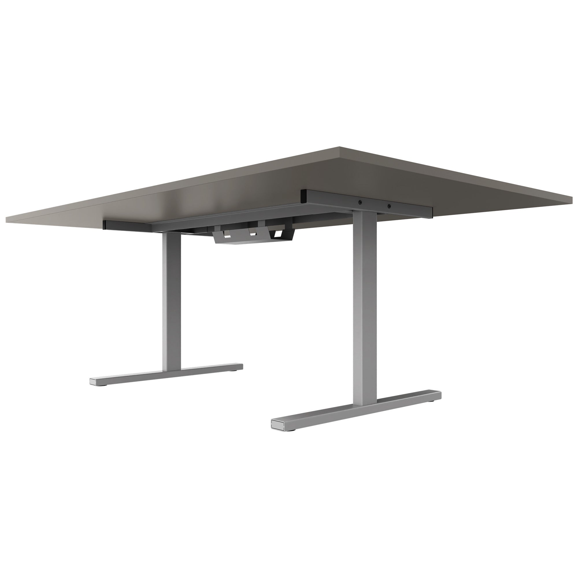 T-EASY Tabella della conferenza | 2400 x 1200 mm (10-12 persone), grigio elettrificato, cubanite
