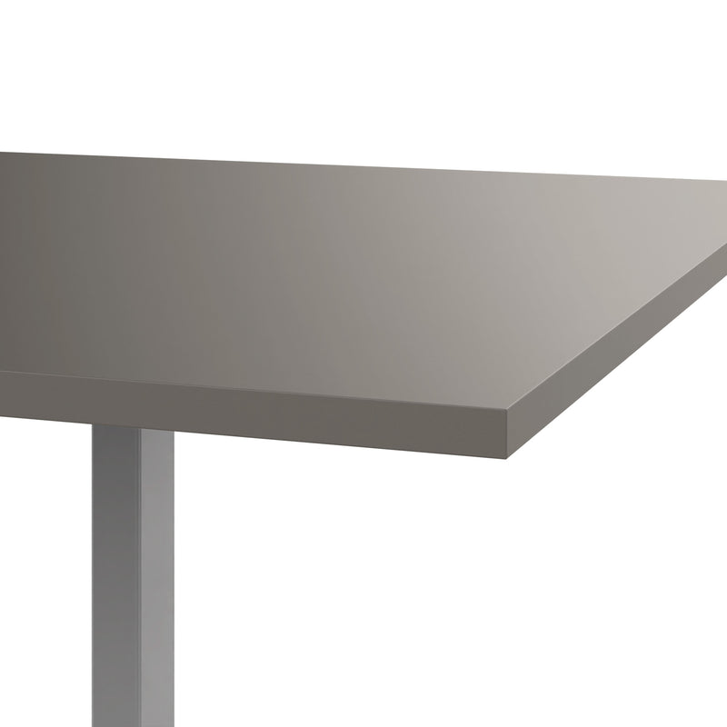 T-EASY Konferenztisch | 2400 x 1200 mm (10 - 12 Personen), elektrifiziert, Cubanitgrau - 20 Main Image