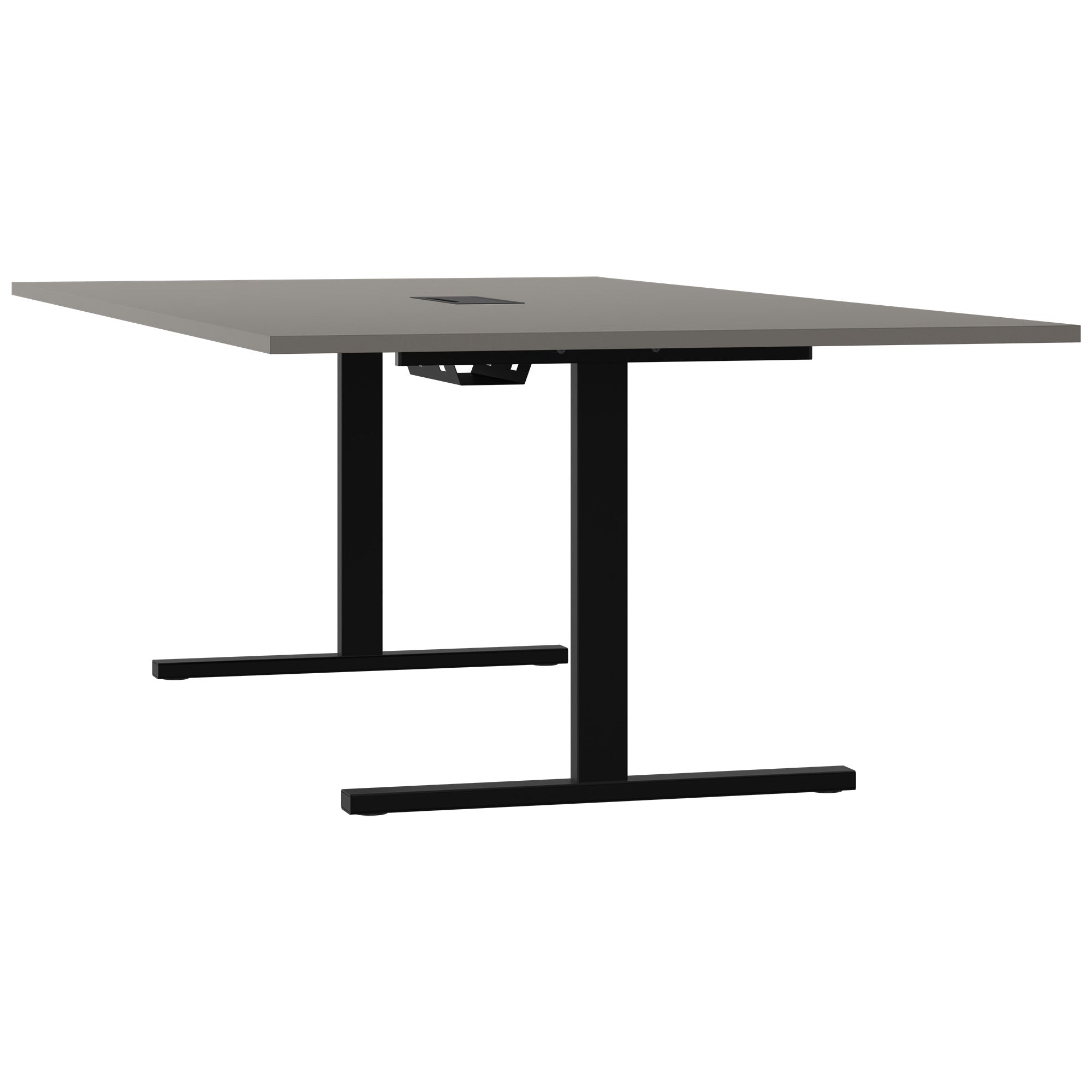 T-EASY Tabella della conferenza | 2400 x 1200 mm (10-12 persone), grigio elettrificato, cubanite