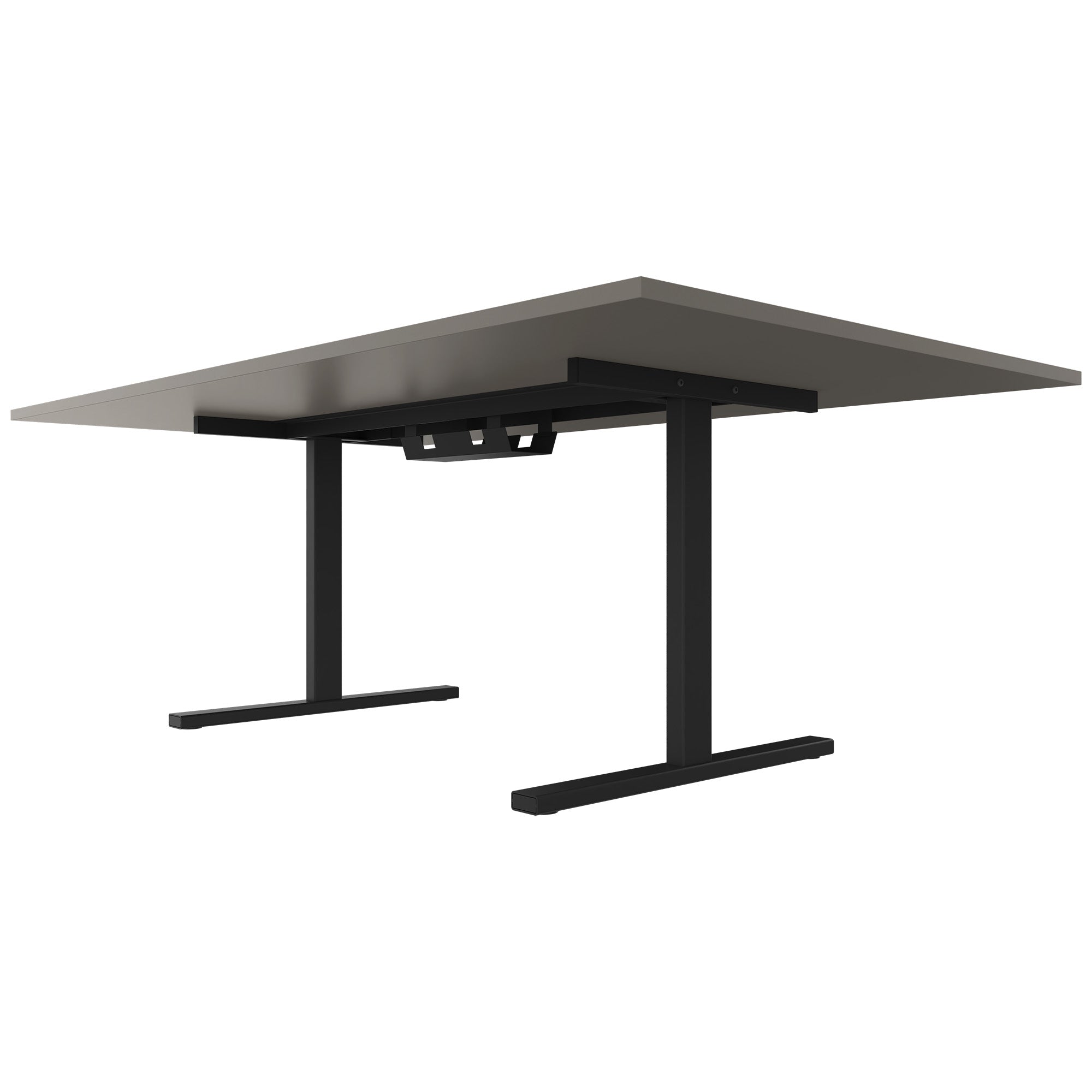T-EASY Tabella della conferenza | 2400 x 1200 mm (10-12 persone), grigio elettrificato, cubanite